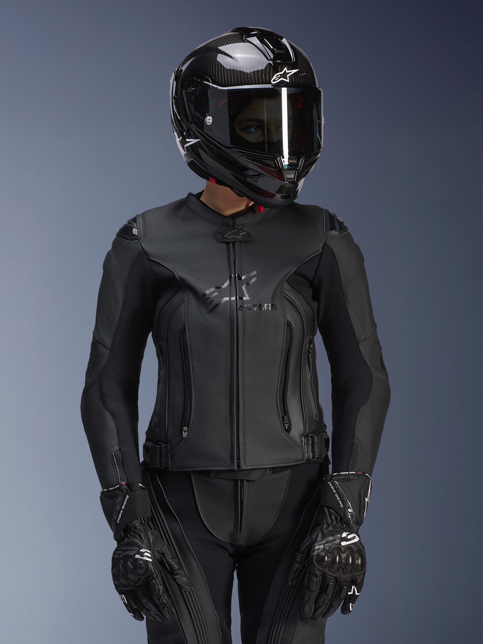 Stella GP Plus V4 Frauen Lederjacke