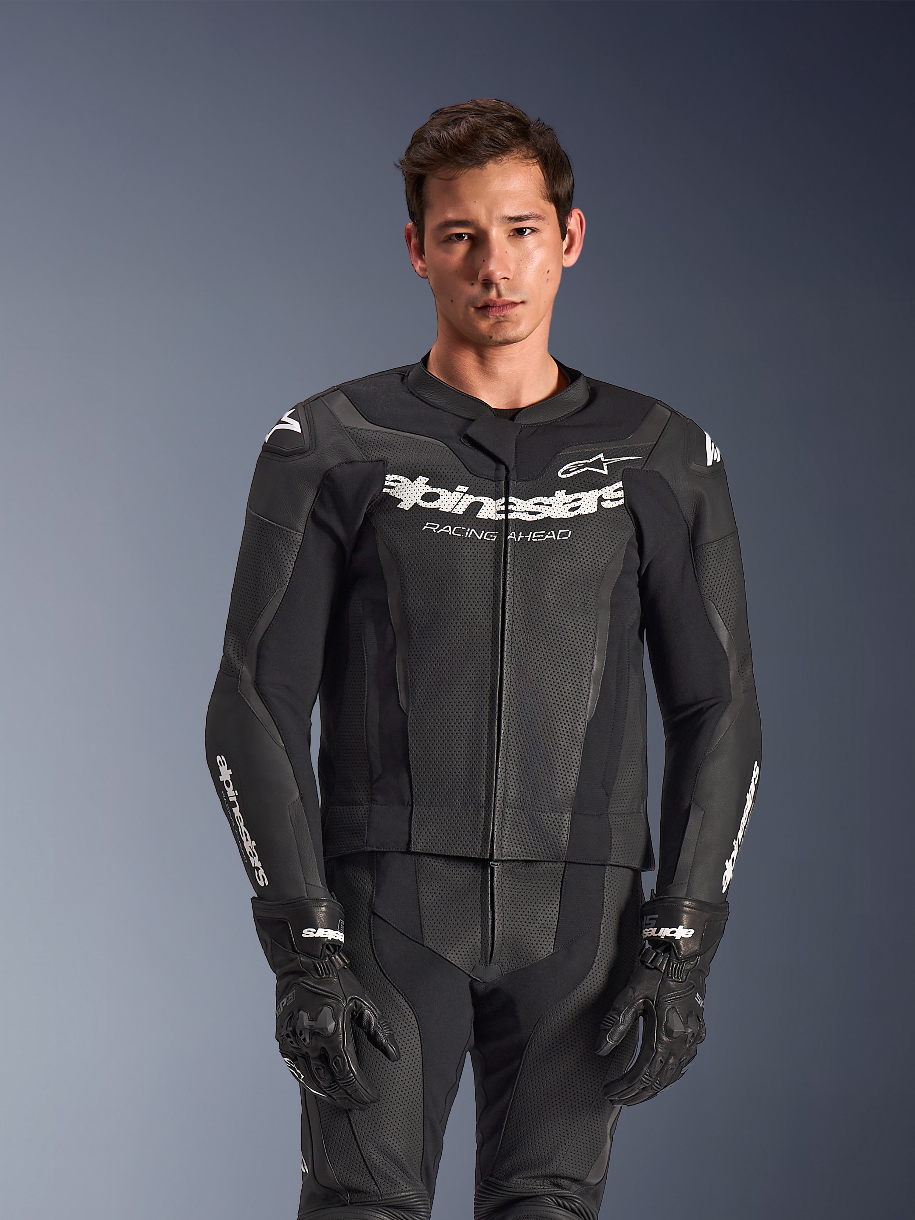 GP Force V2 2Piece - Green Motorcycle Anzug | Alpinestars®