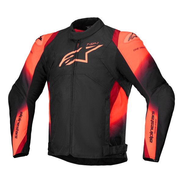 T-SP 1 V2 Waterproof - Red Motorcycle Jacket | Alpinestars®