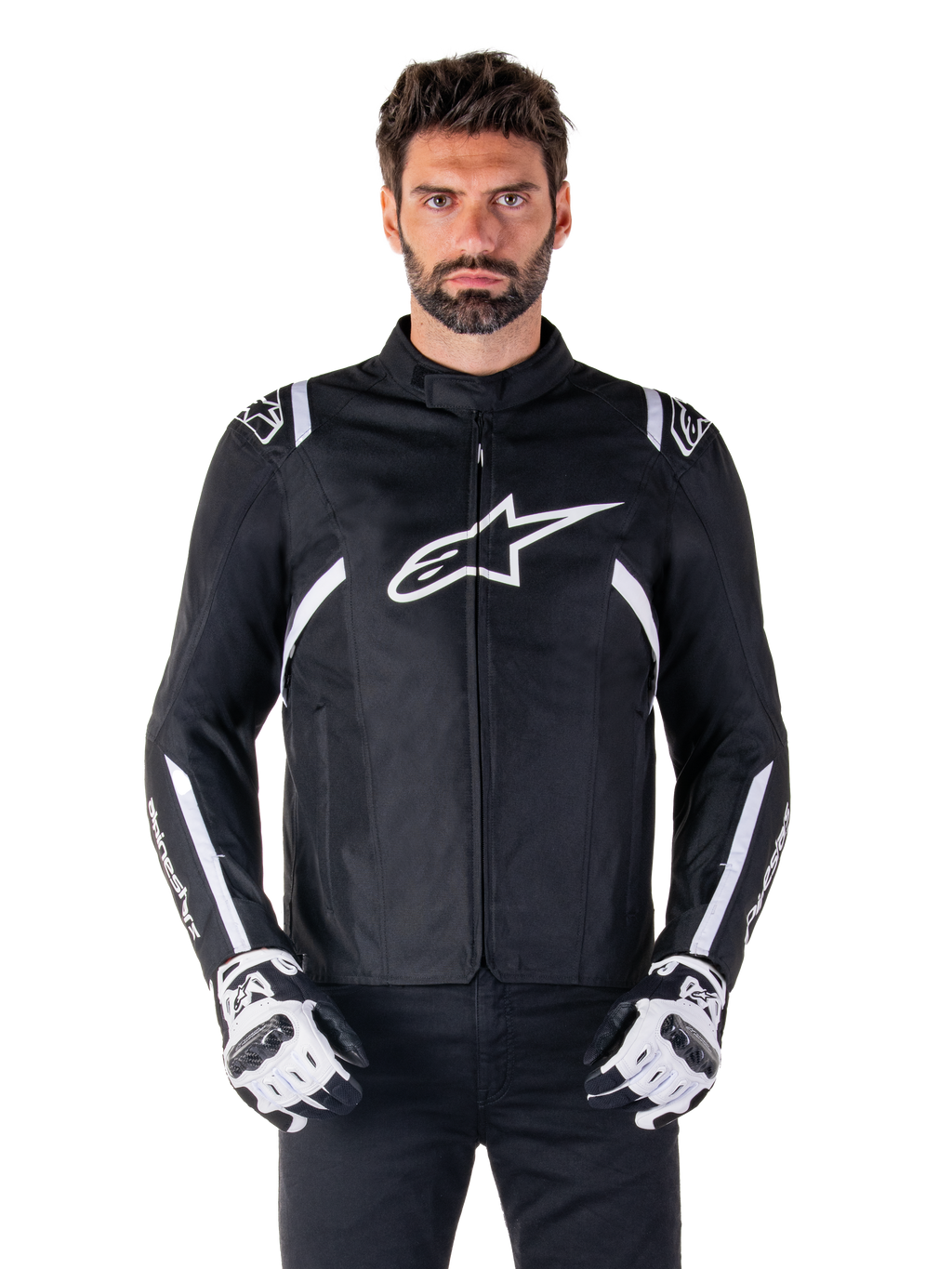 T-SPS V2 Waterproof - Black Motorcycle Jacket | Alpinestars®