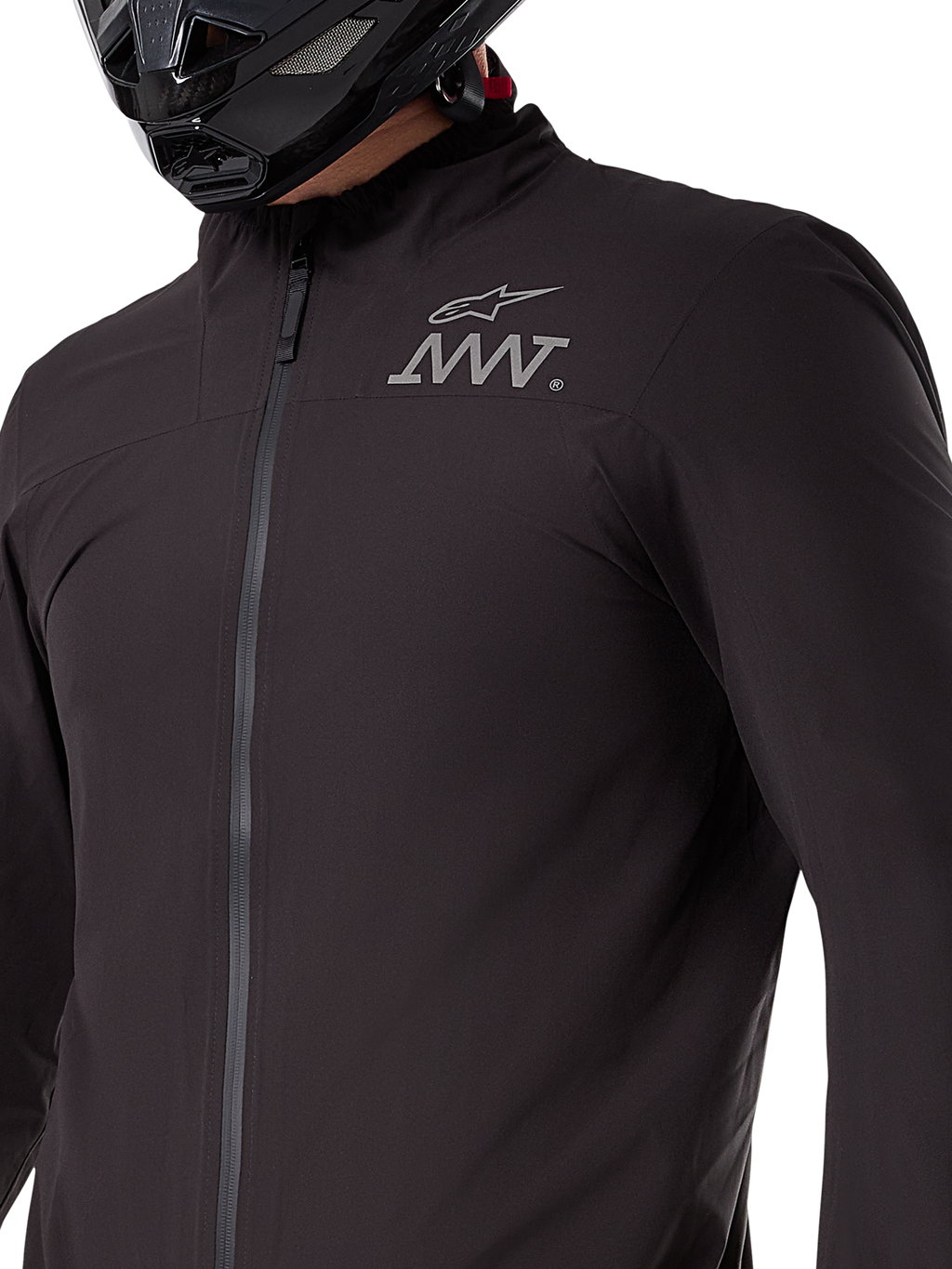 Alpinestars AMT-8 Stretch Drystar® XF Jackenfutter, schwarze wasser- und winddichte Stretch-Schicht, verpackbare technische Funktionsbekleidung für Adventure-Motorradfahrten