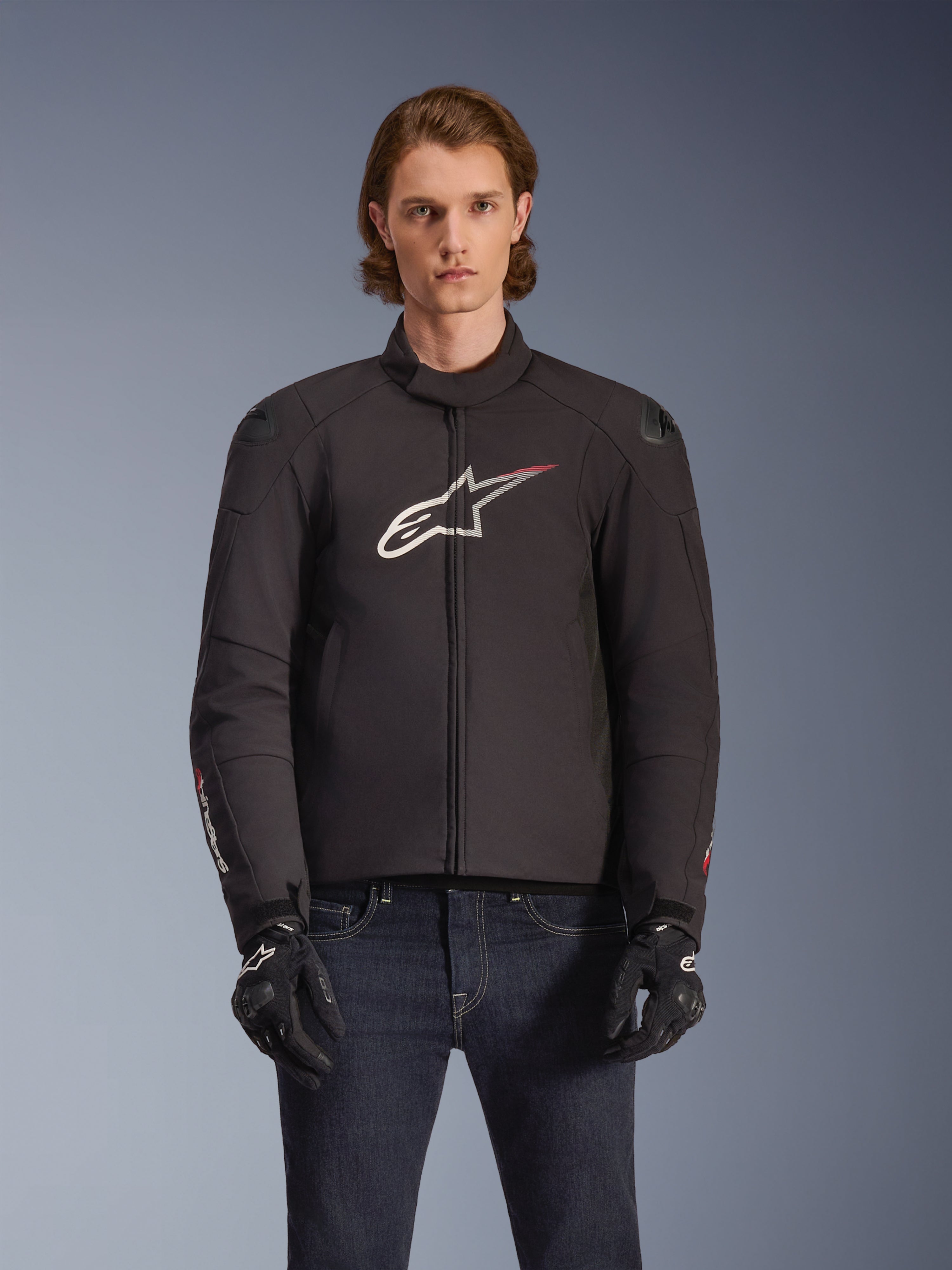 Alpinestars Supertech Jacket Mサイズ ブラック SMX Waterproof - Black Motorcycle Jacket | Alpinestars®