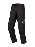 Alpinestars Honda ST-1 Wasserdichte Hose, Motorrad-Tourenhose, Schwarz mit roten Innendetails, Cargo-Taschen mit Reißverschluss an den Oberschenkeln, ergonomisch vorgeformte Beine mit verstärkten Knien, wasserdichte Textil-Adventure-Ausrüstung