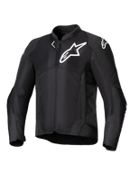 Alpinestars Viper Air V4 Jacke, schwarze Herren-Motorradjacke mit Mesh-Paneelen, Tech-Air Ready für sportliche Sommerfahrten.