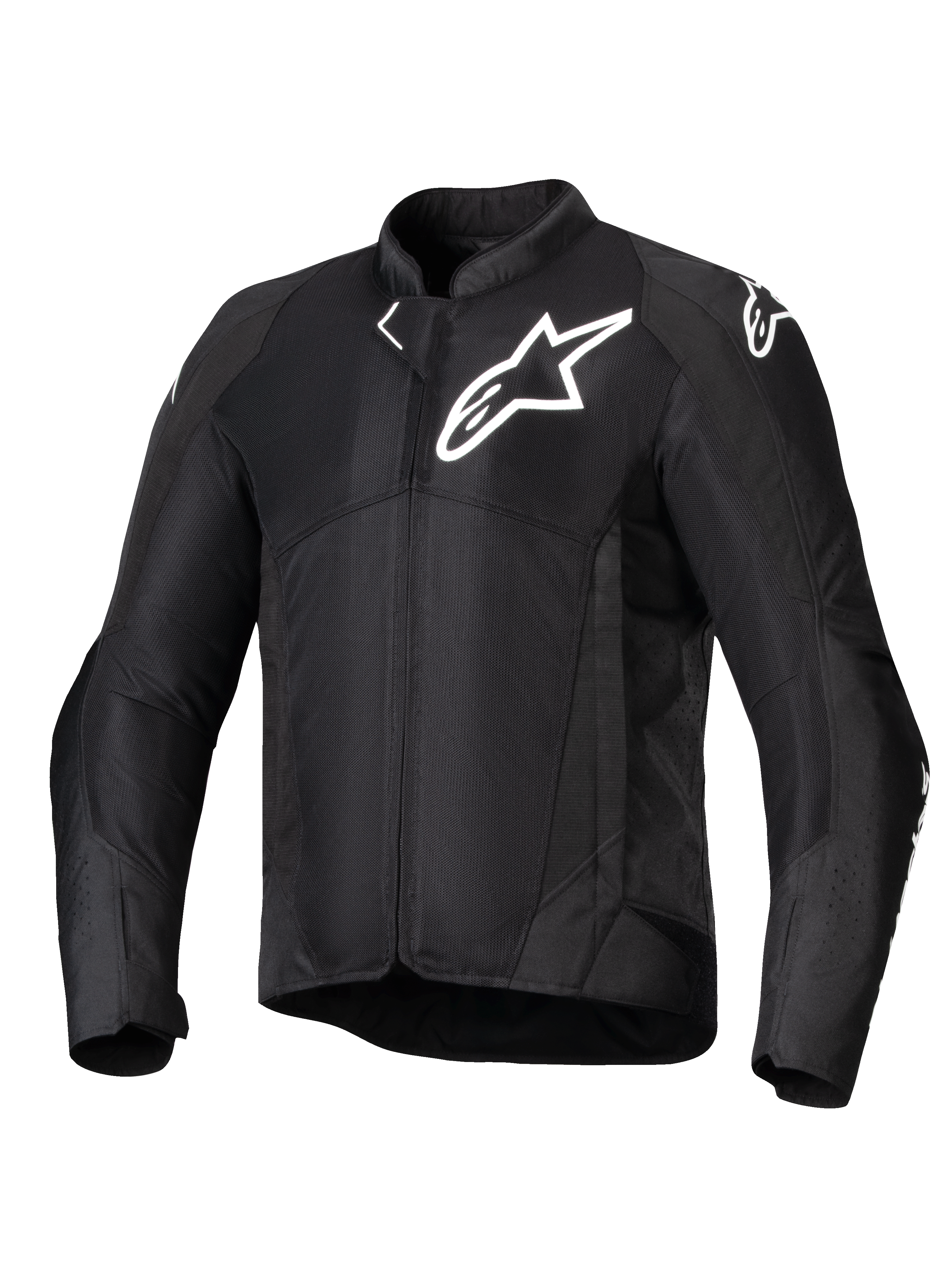 Alpinestars Viper Air V4 Jacke, schwarze Herren-Motorradjacke mit Mesh-Paneelen, Tech-Air Ready für sportliche Sommerfahrten.
