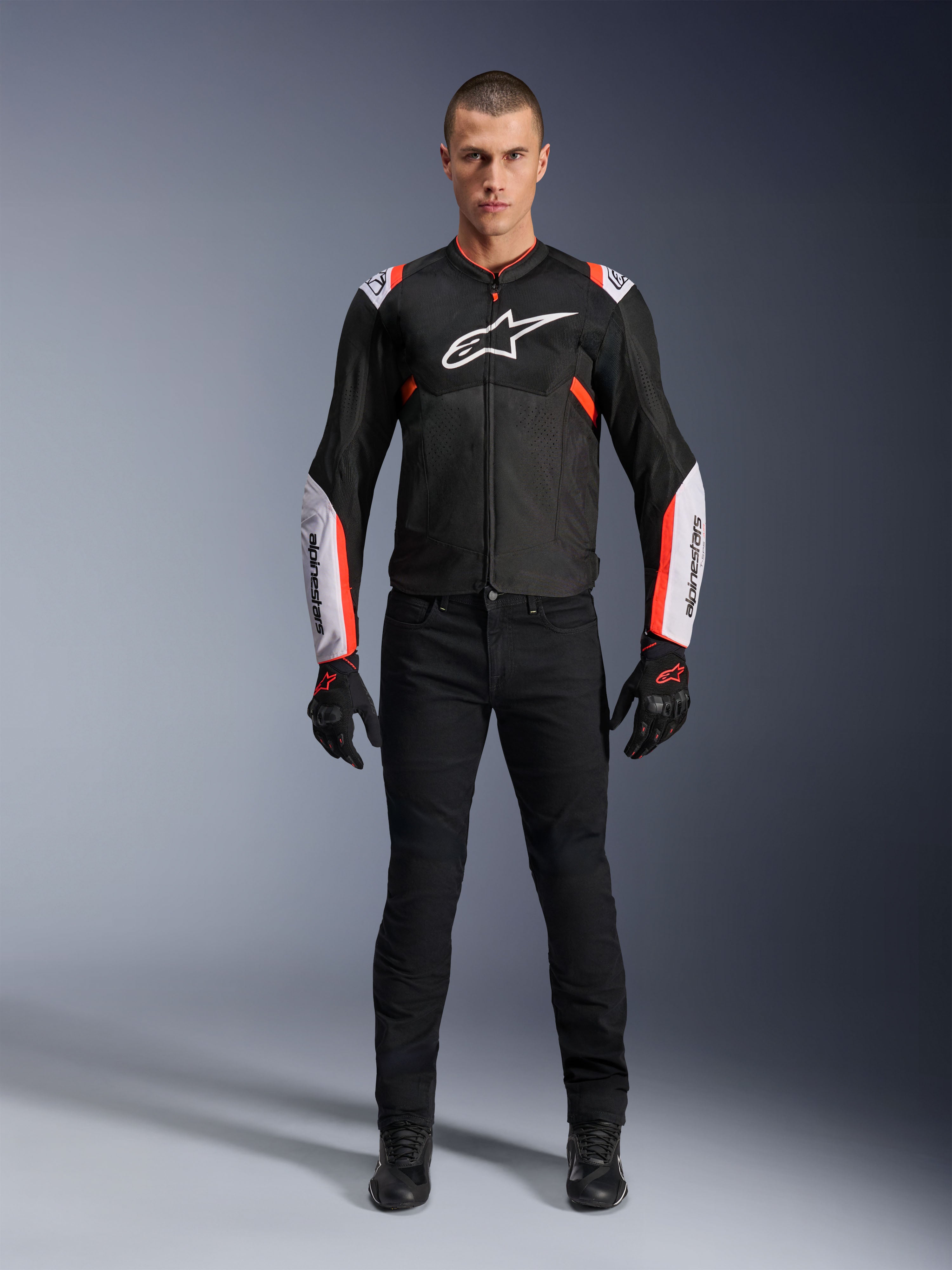 T-Sps Air V2 - Black Motorcycle Jacket | Alpinestars®
