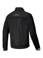 Alpinestars Ignite Air Jacke, urbane Motorradjacke für Herren, Schwarz, Rückansicht mit atmungsaktiver Mesh-Körperkonstruktion und club-inspirierten Grafiken