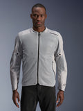 Alpinestars C-1 Air Jacket, Men's Urban Motorcycle Jacket, Silver and Gray, featuring large tech mesh panels for maximum airflow, CE Certified Class A with Nucleon Flex Plus armor, Tech-Air Ready, lightweight ventilated design for city riding