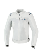 Alpinestars Stella Circal-1 Air Jacke, Damen Motorradjacke, Grau und Blau, CE-zertifiziert mit Mesh-Luftstrompaneelen und recycelter Textilkonstruktion