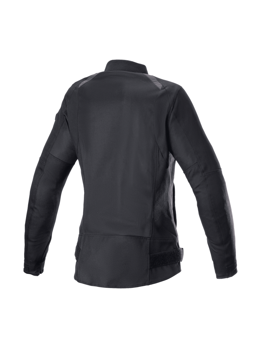 Alpinestars Eloise V2 Air Jacke, Urban-Motorradjacke für Damen, Schwarz, belüftetes Mesh-Textil, verlängerter Rücken