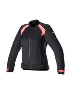Alpinestars Eloise V2 Air Jacke, Damen-Motorradjacke aus Textil, Schwarz und Diva Rosa, Mesh-Einsätze, Tech-Air®-kompatibel.