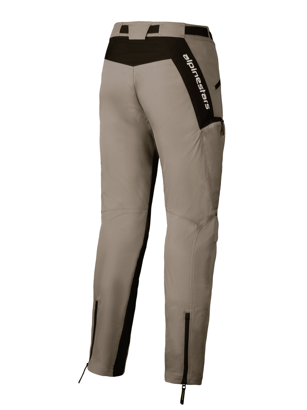 Alpinestars Acteon Pants, men's urban motorcycle pants in Sand and Black polycotton twill, featuring CE Class A protection.