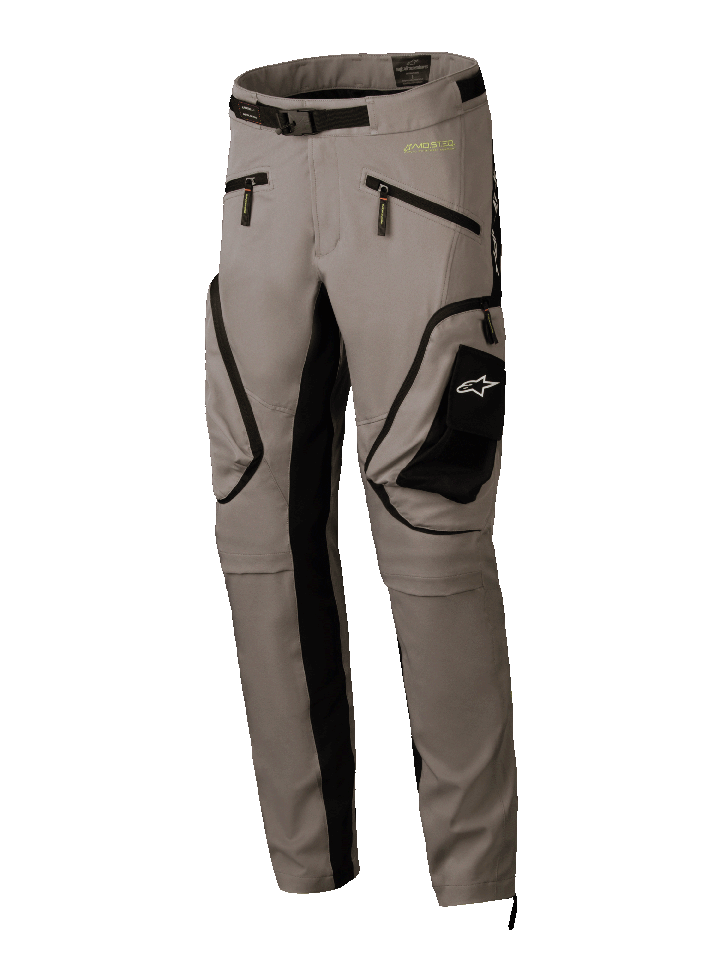 Alpinestars Acteon Pants, Sand and Black Urban Motorcycle Pants, Men's CE Certified textile riding pants with cargo pockets.