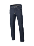 Alpinestars Cult-8 Stretch Denim Hose, Urban Motorradjeans für Herren, Blau, CE-zertifiziert, bequemer Stretch-Stoff