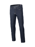 Alpinestars Cult-8 Stretch Denim Hose, Urban Motorradjeans für Herren, Blau, CE-zertifiziert, bequemer Stretch-Stoff
