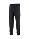 Alpinestars Juggernaut Wasserdichte Hose, Urban Motorradhose für Herren, Schwarz, Softshell mit integriertem Knieschutz.