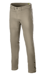 Alpinestars Stratos Regular Fit Tech Riding Pants, Motorradhose, Military Green, mit konisch zulaufendem Design, Knopf- und Reißverschluss, Gürtelschlaufen und verstellbaren Knöpfen am Knöchel