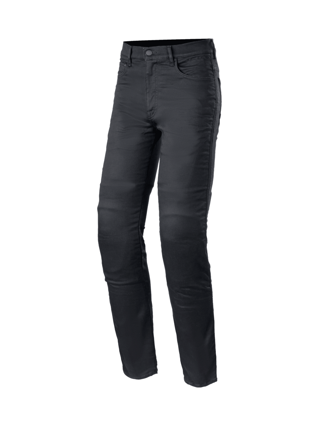 Alpinestars Cerium Tech Stretch Motorrad Jeans, schmale Passform, Herren, Schwarz, CE-zertifizierter urbaner Stretch-Denim