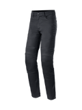 Alpinestars Cerium Tech Stretch Motorrad Jeans, schmale Passform, Herren, Schwarz, CE-zertifizierter urbaner Stretch-Denim