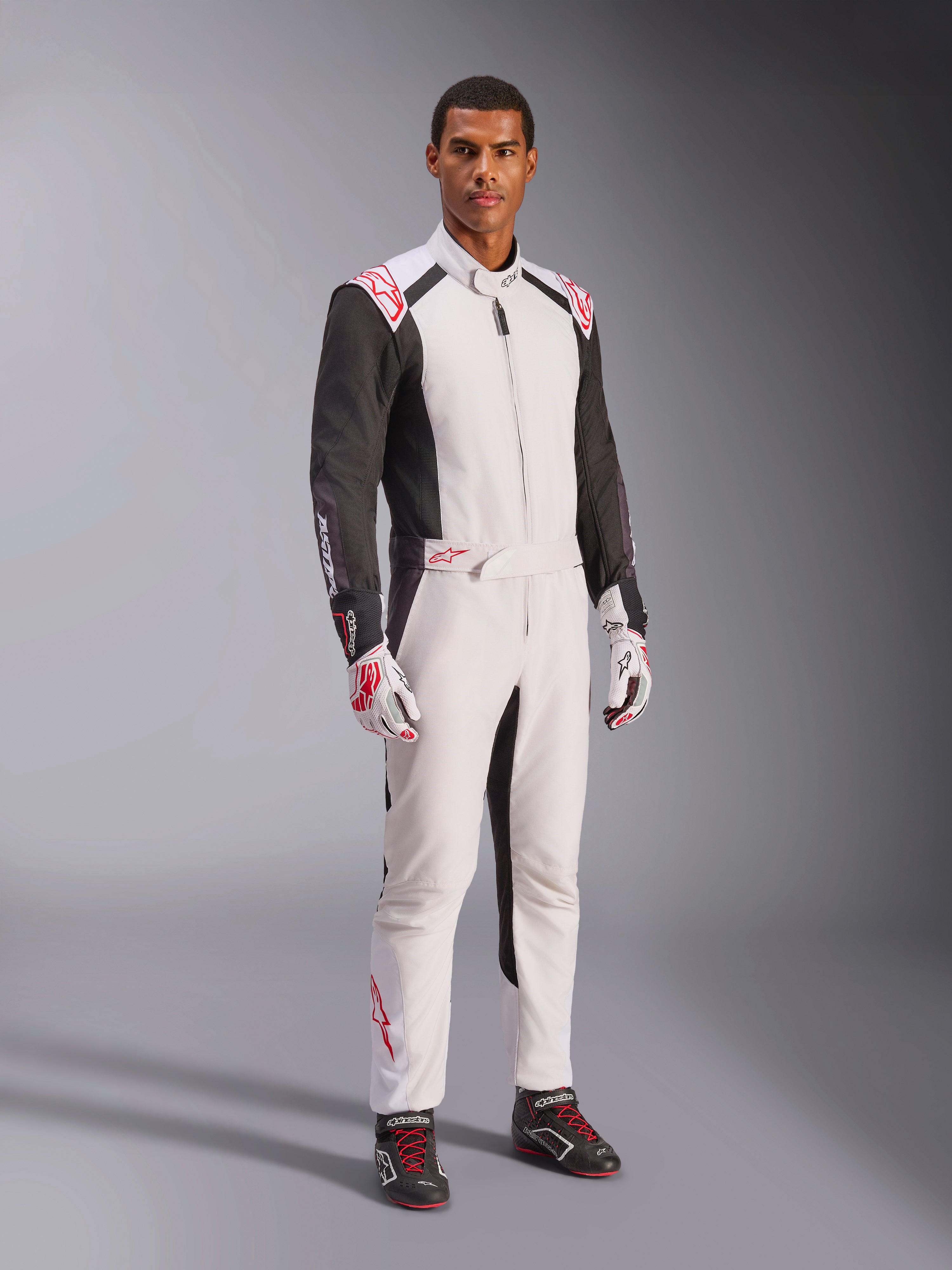 【専用】アウトフィット KMX-5 V3 - White Karting Suit | Alpinestars®