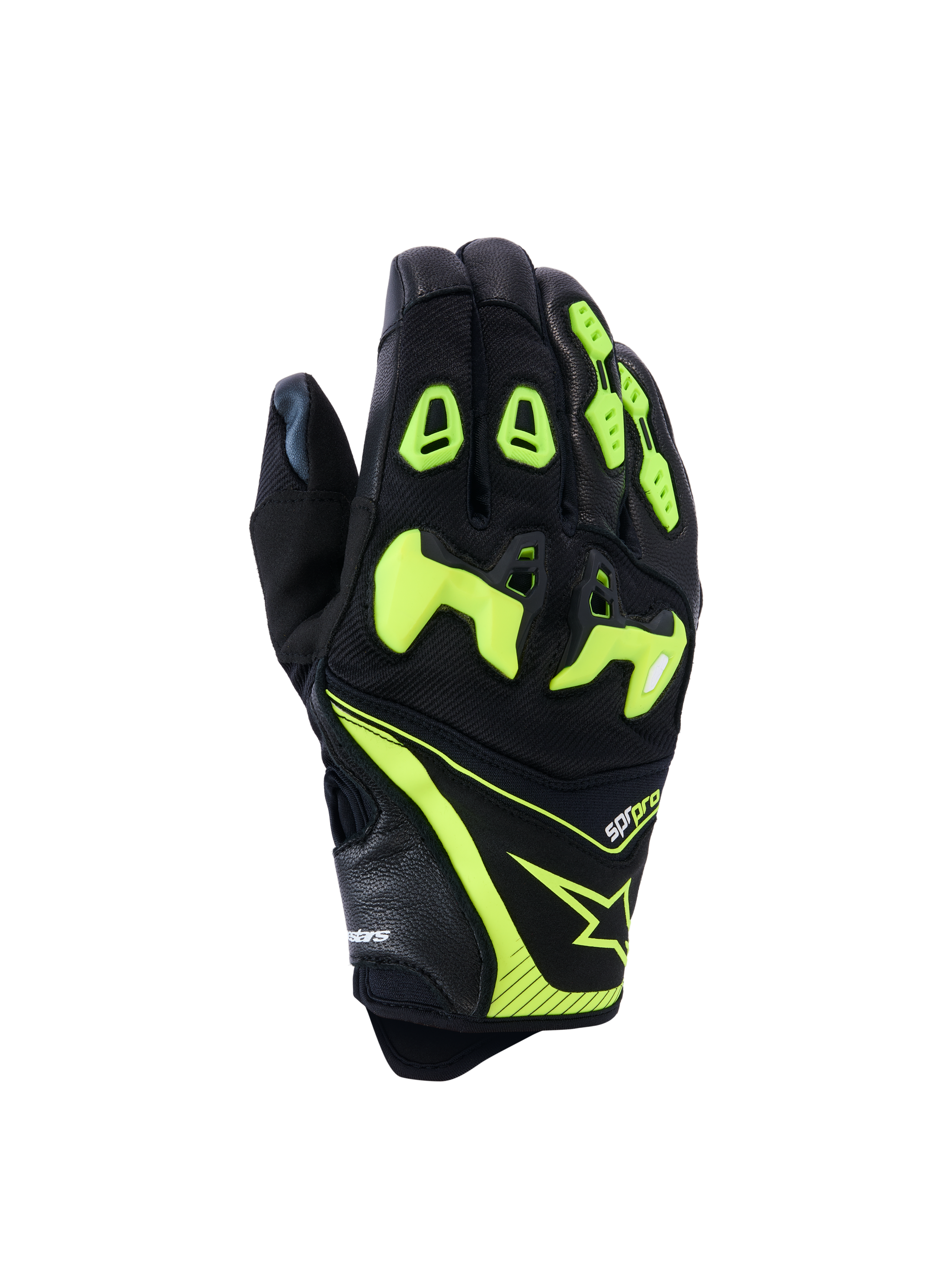 svpro handschuhe L / Black Yellow Fluo