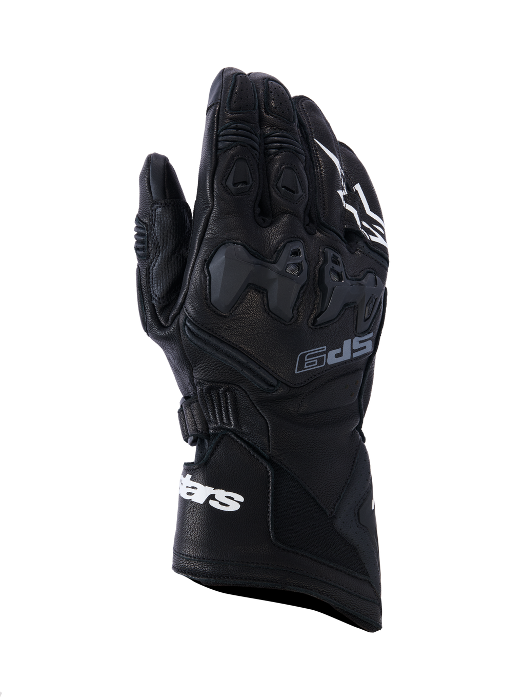 handschuhe mit gelenkschutz SP-9 - Black Motorcycle Handschuhe