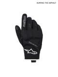 Alpinestars Moblast Wasserdicht Handschuhe, Herren-Urban-Motorradhandschuhe in Schwarz und Weiß, Drystar-Textilkonstruktion mit PU-Knöchelschutz und CE-Zertifizierung
