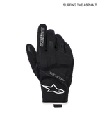 Alpinestars Moblast Wasserdicht Handschuhe, Herren-Urban-Motorradhandschuhe in Schwarz und Weiß, Drystar-Textilkonstruktion mit PU-Knöchelschutz und CE-Zertifizierung