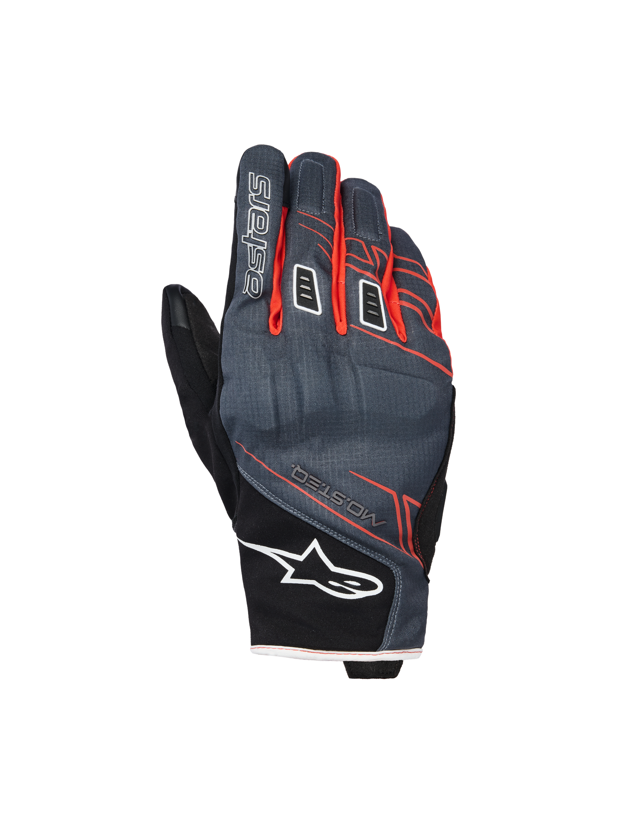 motorrad handschuhe wasserdicht L / Black Anthracite Orange