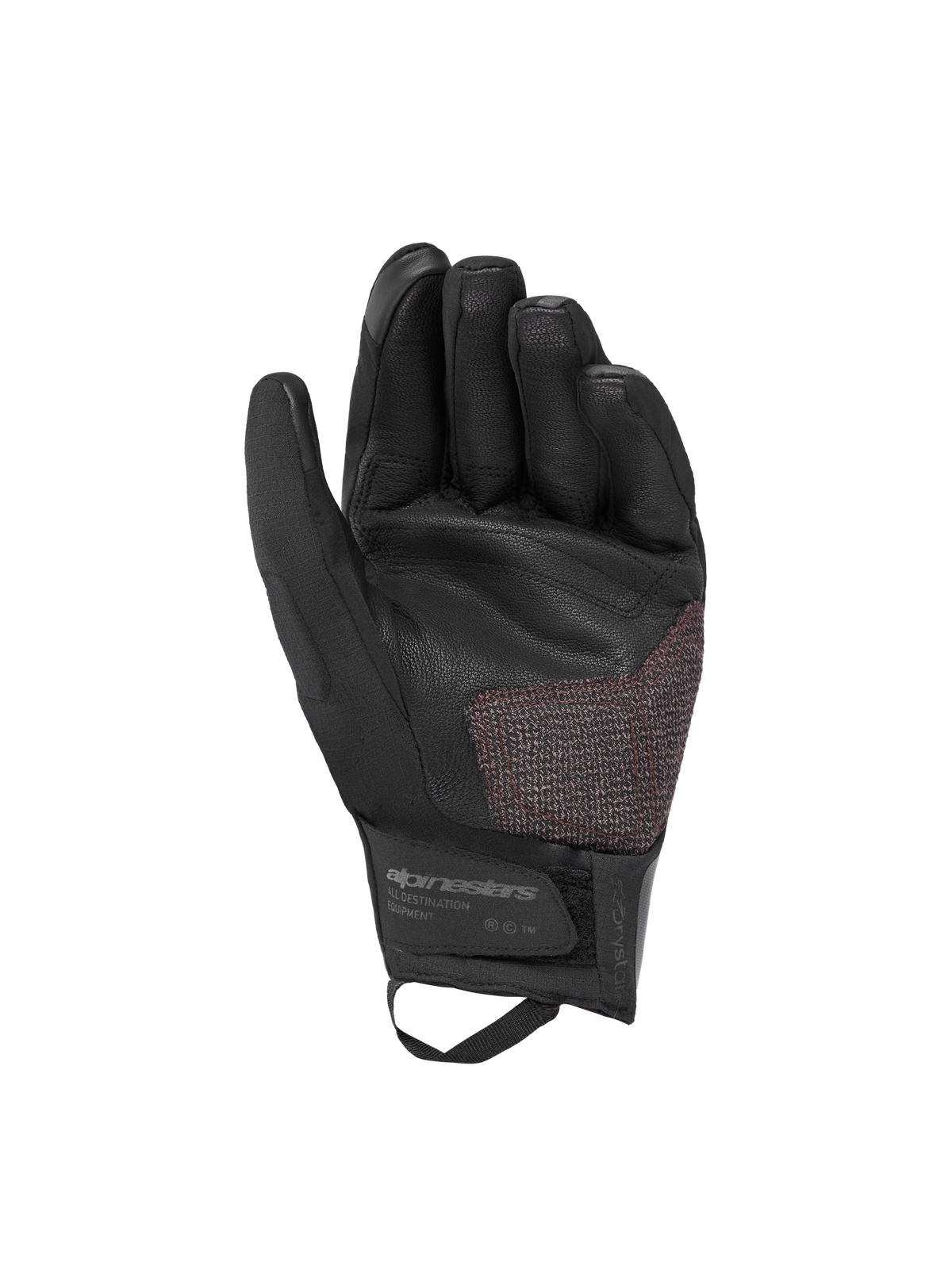Alpinestars Harok Pro Drystar Gloves, All Terrain Adventure Motorcycle Gloves, Black, goat leather palm with aramidic reinforcement on landing zone, CE certified