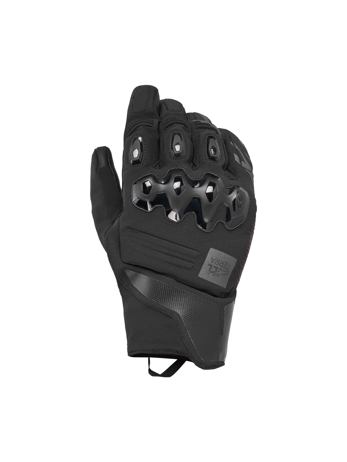 Alpinestars Harok Pro Drystar Handschuhe, Motorradhandschuhe für Adventure, Schwarz, mit Drystar-Technologie und ergonomischem Dual-Density-Knöchelschutz
