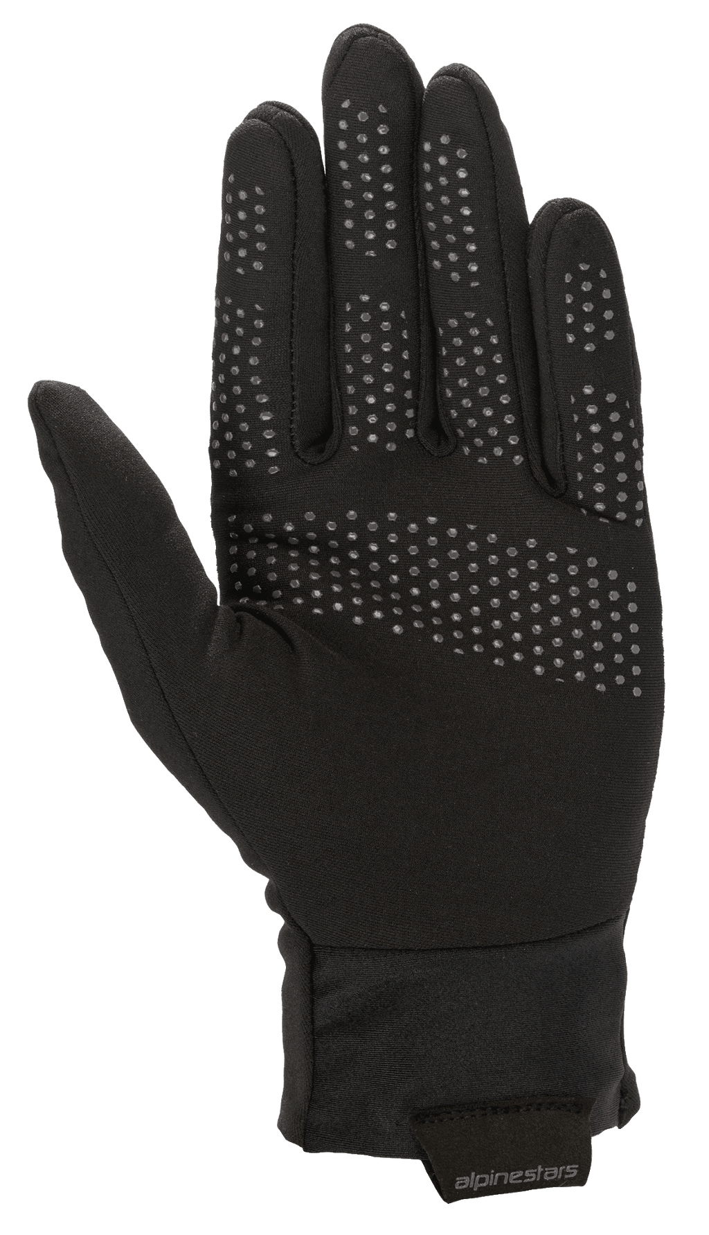 Alpinestars Range 2 In One GORE-TEX Innenhandschuh, herausnehmbares Thermofutter, Schwarz, mit strukturierten Grip-Punkten auf der Handfläche und den Fingern, Stretch-Bündchen mit Alpinestars Logo-Lasche, Thermozubehör für Ganzjahres-Motorradhandschuhe