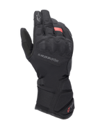 Alpinestars Tourer W-7 V2 Drystar® Handschuhe, Winter-Motorradtourenhandschuhe, Schwarz mit roten Akzenten, verstärkter Knöchelschutz, Alpinestars-Logo auf dem Handrücken, lange verstellbare Stulpe mit Drystar-Branding