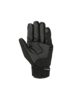 Alpinestars S-Max Drystar Handschuhe, wasserdichte Motorradsporthandschuhe für Herren, Schwarz, Lederhandfläche mit Verstärkung und kurzem Stulpendesign.