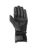 Alpinestars SP-365 Drystar® Handschuhe, wasserdichte Motorrad-Rennhandschuhe, Schwarz und Anthrazit, griffige Lederhandfläche.