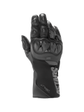 Alpinestars SP-365 Drystar® Handschuhe, wasserdichte Motorradhandschuhe in Schwarz und Anthrazit mit SP-Knöchelschutz.