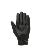 Alpinestars Stella S-Max Drystar Damen-Motorradhandschuhe mit wasserdichter Lederhandfläche in Schwarz und Anthrazit.