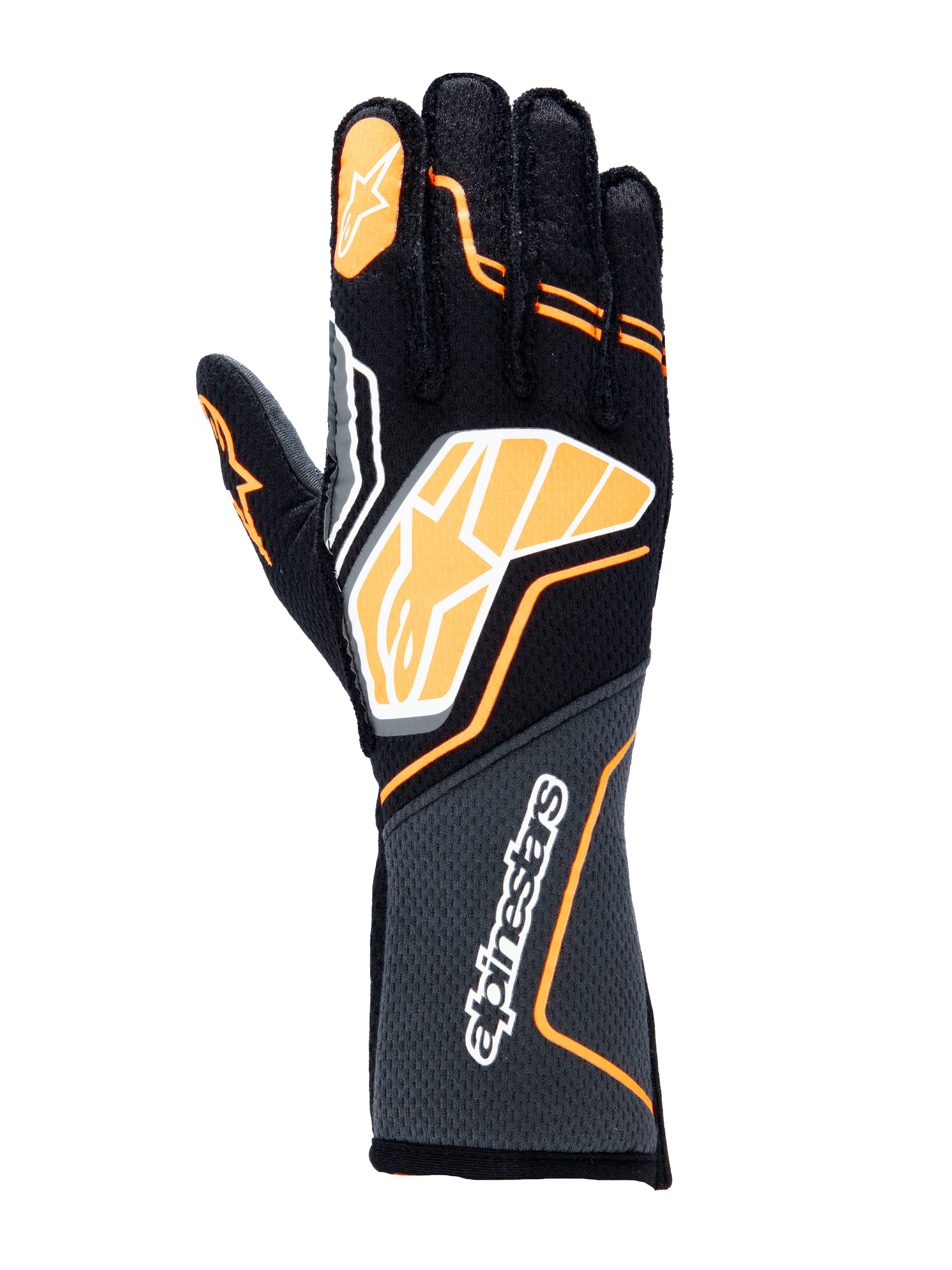 L / Schwarz Orange Fluo
