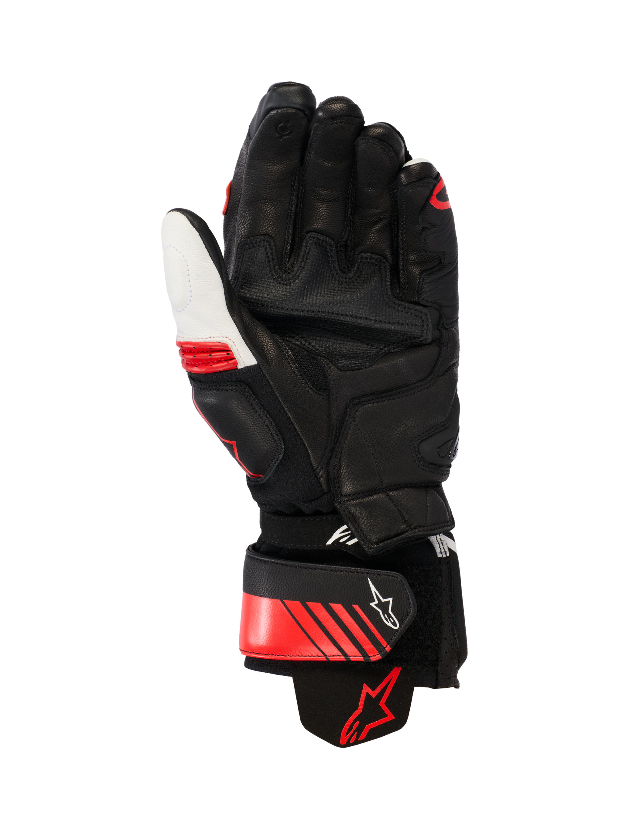 alpinestars gp plus handschuhe test L / Black White Bright Red