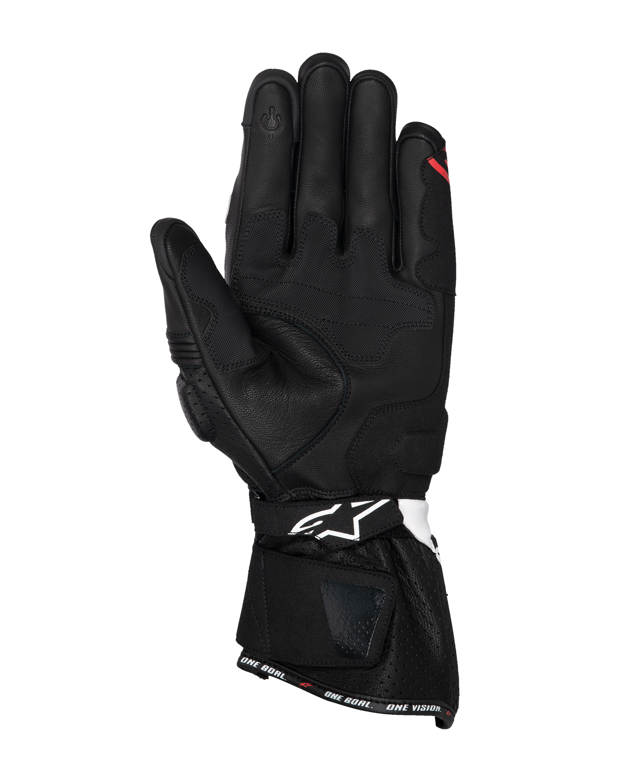 alpinestars faster handschuhe L / Black White Red Fluo