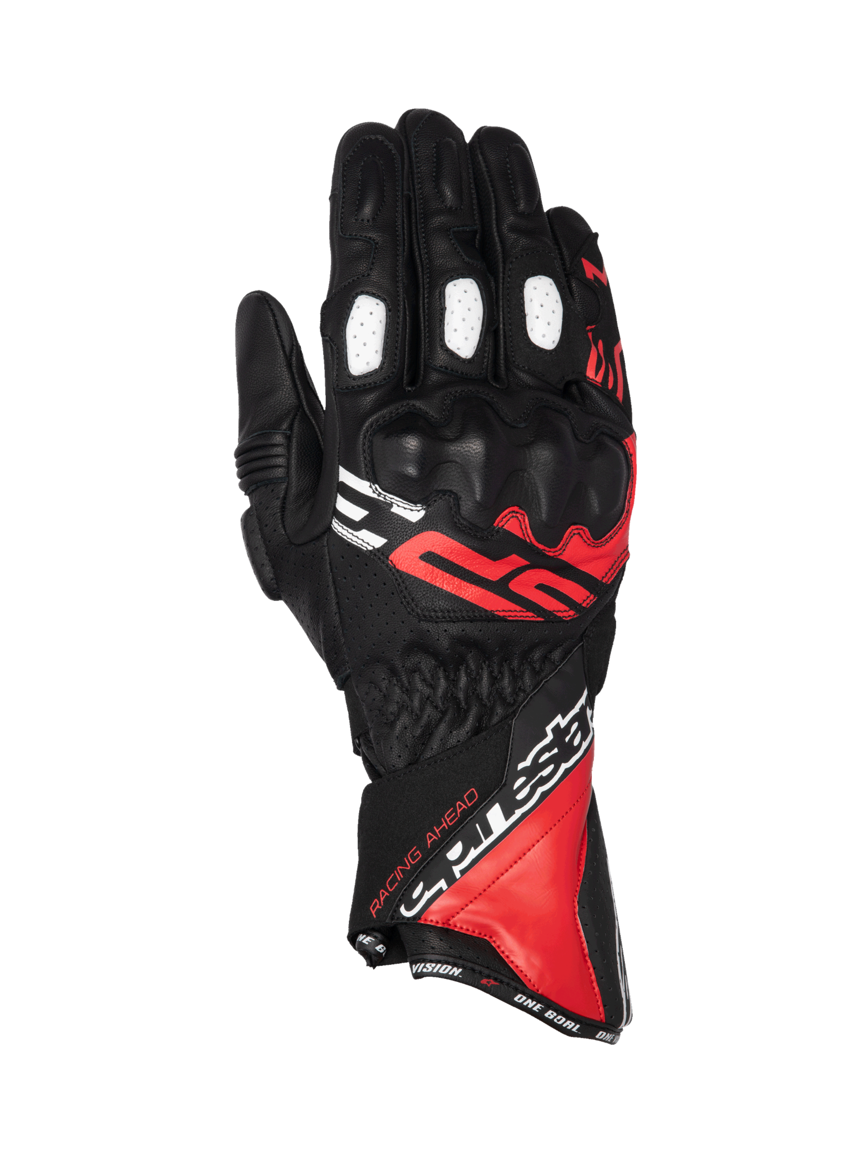 L / Black Bright Red White