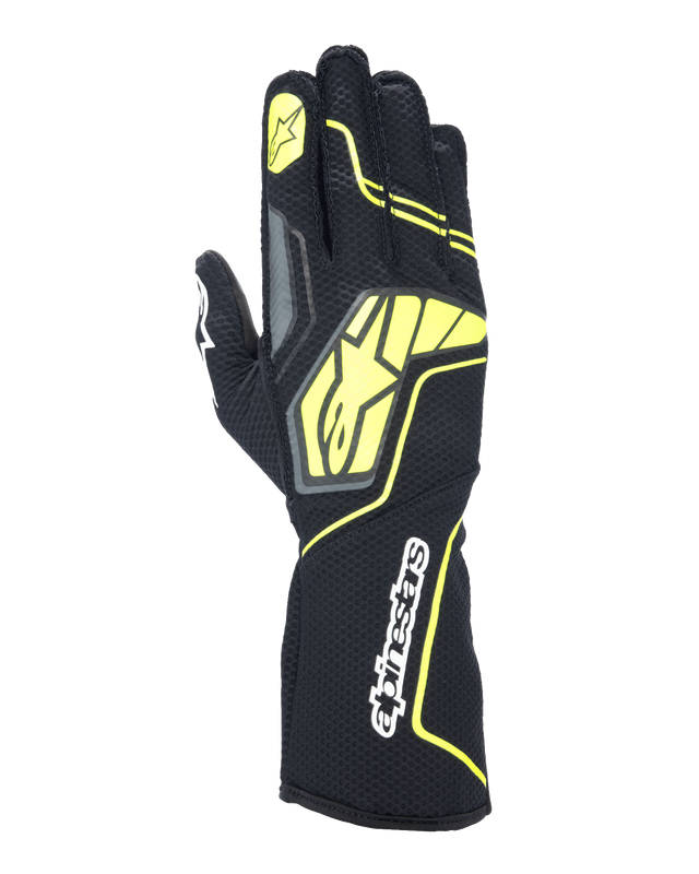 Tech-1 KX V4 - Schwarz Karting Handschuhe