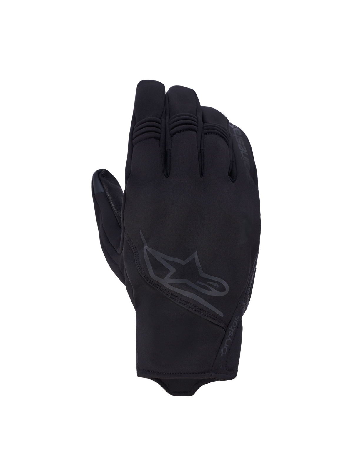 Alpinestars Faster V 3 Plasma Drystar Handschuhe, wasserdichte Motorradhandschuhe, Schwarz, CE-zertifiziert, mit Knöchelschutz und Touchscreen-kompatiblen Fingerspitzen