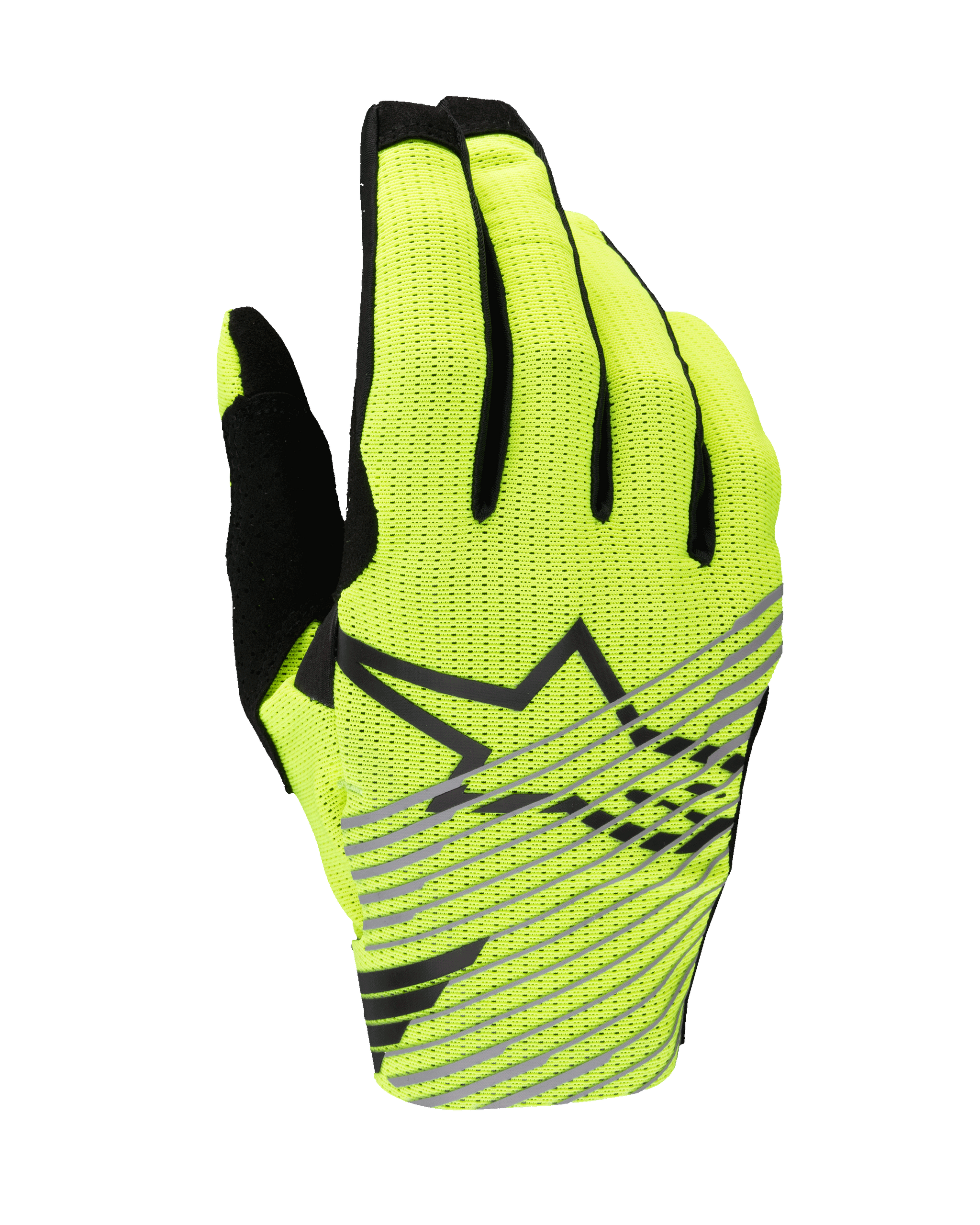 fahrradhandschuhe gelb L / Gelbes Fluo