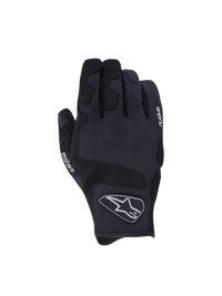 Alpinestars Ignite Drystar Insulated Gloves, motorcycle riding gloves, Black and Ecru, with Plasma knuckle protection and waterproof Drystar membrane