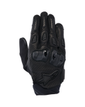 Alpinestars SP X 7 Handschuhe, kurze Motorrad-Straßenhandschuhe, Schwarz, mit perforiertem Leder für die Luftzirkulation, doppeldichtem TPU-Knöchelschutz, Alpinestars Stern-Logo am Handgelenk und ergonomischen Fingerschiebern