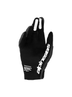 Alpinestars Supertech MX Handschuhe 2027, Motocross-Rennhandschuhe, Schwarz und Weiß, perforierte Handfläche und Silikongrip
