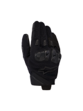 Alpinestars SP X 5 Air Handschuhe, schwarze Motorradhandschuhe, Oberhand aus Stretch-3D-Mesh mit TPU-Doppel-Dichte-Knöchelschutz, kurzes Manschettendesign, belüftete Fingerschieber, ergonomische Performance für sportliches Fahren
