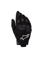 Alpinestars SP X 5 Air Handschuhe, Motorrad-Rennhandschuhe, Schwarz mit weißem Logo, 3D-Mesh-Konstruktion, TPU-Knöchelschutz und Fingerslider