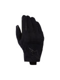 Alpinestars Reef V2 Handschuhe, Schwarz, kurz geschnittene Motorradhandschuhe aus texturiertem Stretchgewebe, ergonomisches Design mit Markenlogo auf dem Zeigefinger und Stern-Emblem auf dem Handrücken